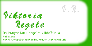 viktoria negele business card